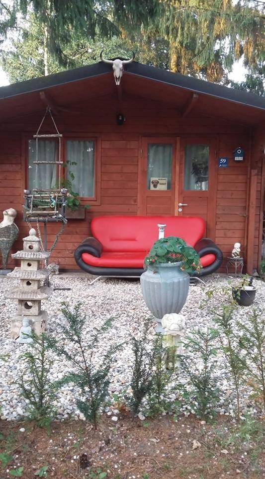 Chalet Op Een Rustig Park In De Natuur Putten Exterior photo